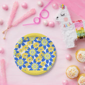 レイジーデイジープレート ペーパープレート (パーティー)