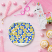 レイジーデイジープレート ペーパープレート (パーティー)