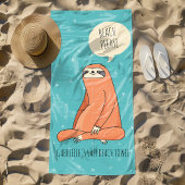 レイジーデイスロースビーチタオル ビーチタオル