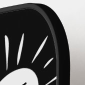 レイジーデイセーリングセーリングボート名前をカスタムするアンドモノグラム ピックルボールラケット (左詳細)