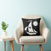 レイジーデイセーリングセーリングボート名前をカスタムする クッション (椅子)