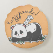 レイジーパンダ ラウンドクッション (裏面)