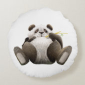 レイジーパンダ ラウンドクッション (裏面)