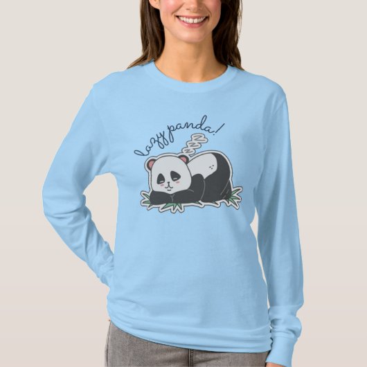 レイジーパンダ Tシャツ (正面)