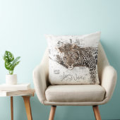 レイジーヒョウ装飾用クッション クッション (椅子)