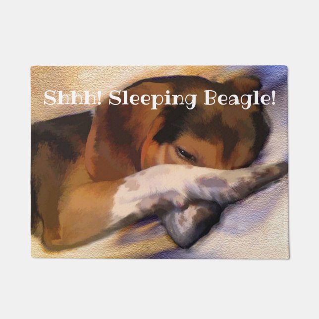 レイジービーグルドアマット ドアマット (正面)