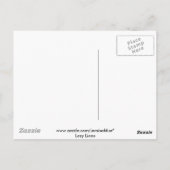 レイジーライオンズポストカード ポストカード (裏面)