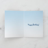 レイジーリバー誕生日 カード (内部)