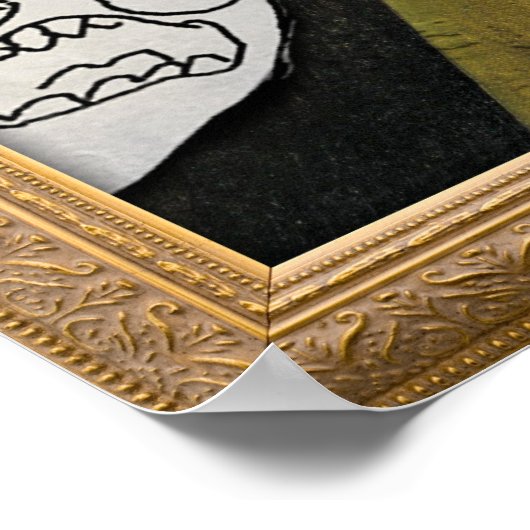 レイジ顔ミーム顔漫画アー絵画ト ポスター (角)