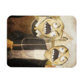 レイジ顔ミーム顔漫画クラシー絵画ズ マグネット (横)