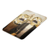 レイジ顔ミーム顔漫画クラシー絵画ズ マグネット (左側)