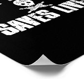 レイジ・ベーキングが命を救う ライブ スカル 面白いパン屋 料理人 ポスター (角)