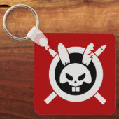 レイジ・ラビットロゴ キーホルダー (正面)