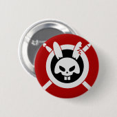 レイジ・ラビットロゴ 缶バッジ (正面&裏面)