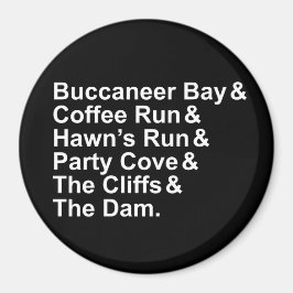 レイスタウンレイクハングアウトマグネット マグネット