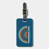 レイスタウンレイクペンシルバニアレインボー ラゲッジタグ (正面縦)