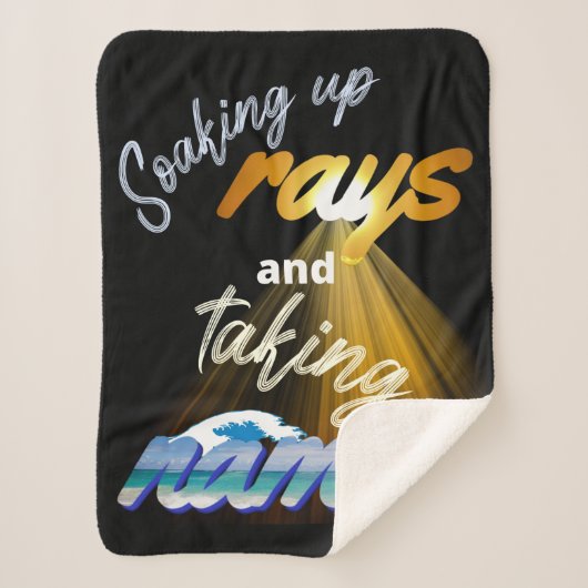 レイズと名前を付ける夏期 シェルパブランケット (正面)