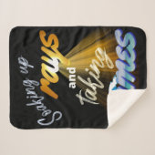 レイズと名前を付ける夏期 シェルパブランケット (正面(横))