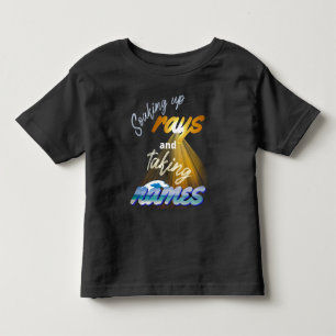 レイズと名前を付ける夏期 トドラーTシャツ