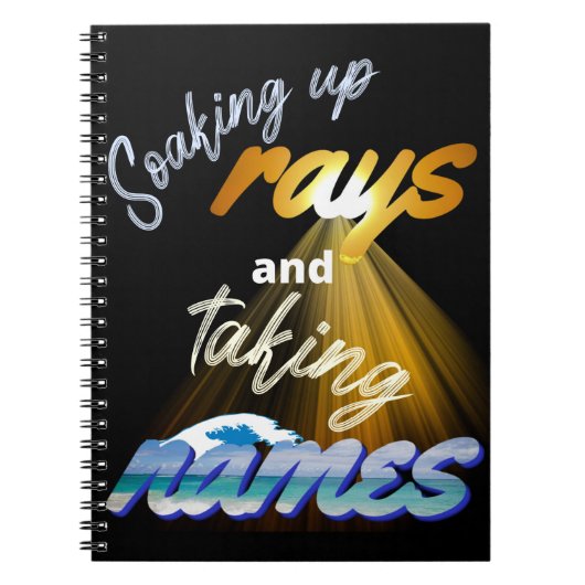 レイズと名前を付ける夏期 ノートブック (正面)