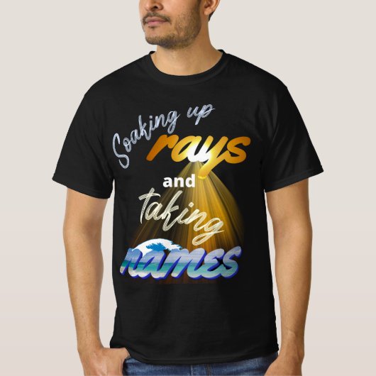 レイズと名前を付ける夏期 Tシャツ (正面)