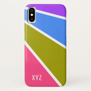 レイズパターンカスタムモノグラムケース iPhone X ケース