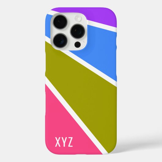 レイズパターンカスタムモノグラムケース Case-Mate iPhoneケース (裏面)