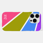 レイズパターンカスタムモノグラムケース Case-Mate iPhoneケース (裏面 (横))