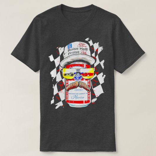 レイズヘルスパロースデールヴィンテージおもしろいドライキングビール Tシャツ (デザイン正面)