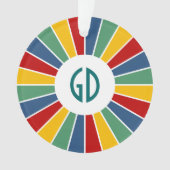 レイズボタンI +写真、文字、モノグラム オーナメント (正面)