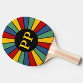 レイズボタンI +写真、文字、モノグラム 卓球ラケット (横)