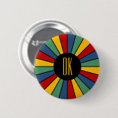 レイズボタンI +写真、文字、モノグラム 缶バッジ (正面&裏面)