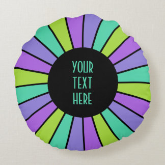 レイズボタンXVI +あなたの写真、文字、モノグラム ラウンドクッション