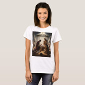レイズ絵を描スの巣と檻の中のベビー Tシャツ (正面フル)