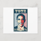 レイズ・オバマ投票 – .png ポストカード (正面)