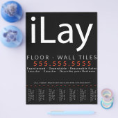 レイズ。壁の床タイリングティラー改修用ティアシート チラシ (シングル)