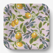 レイタリアンモンズとオリーブ ペーパープレート (正面)