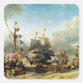 レイターとウィリアム・デ・ウィットの上陸 スクエアシール (正面)