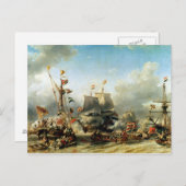 レイターとウィリアム・デ・ウィットの上陸 ポストカード (正面/裏面)