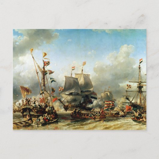 レイターとウィリアム・デ・ウィットの上陸 ポストカード (正面)