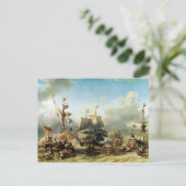 レイターとウィリアム・デ・ウィットの上陸 ポストカード (スタンド正面)