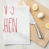 レイダンインスパイア名前をカスタムするキッチンベーキング キッチンタオル (四つ折り)