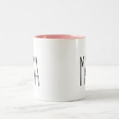 レイダンマインスパイアマコーヒーマグ ツートーンマグカップ (中央)