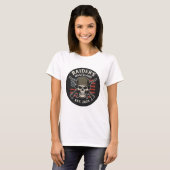 レイダーの荒廃地公式ロゴ 女性用Tシャツ Tシャツ (正面フル)