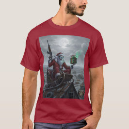 レイダーの荒廃地帯スケルトンサンタシャツ Tシャツ