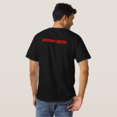 レイダーの荒廃地帯セキュリティマネージャースヌーピーメディック Tシャツ (裏面フル)