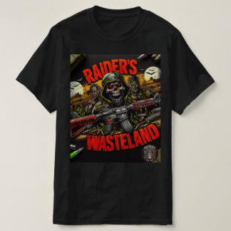 レイダーの荒廃地帯ゾンビスケルトンTシャツ Tシャツ