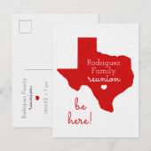 レイダーレッド州オブテキサス州ファミリー懇親会 ポストカード (正面/裏面)