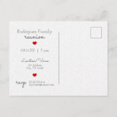 レイダーレッド州オブテキサス州ファミリー懇親会 ポストカード (裏面)