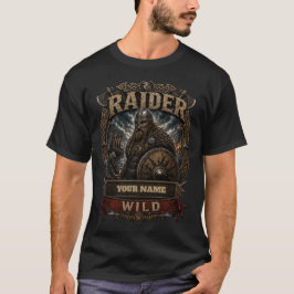 レイダー・ワイルド・パーソナル化メンズTシャツ Tシャツ
